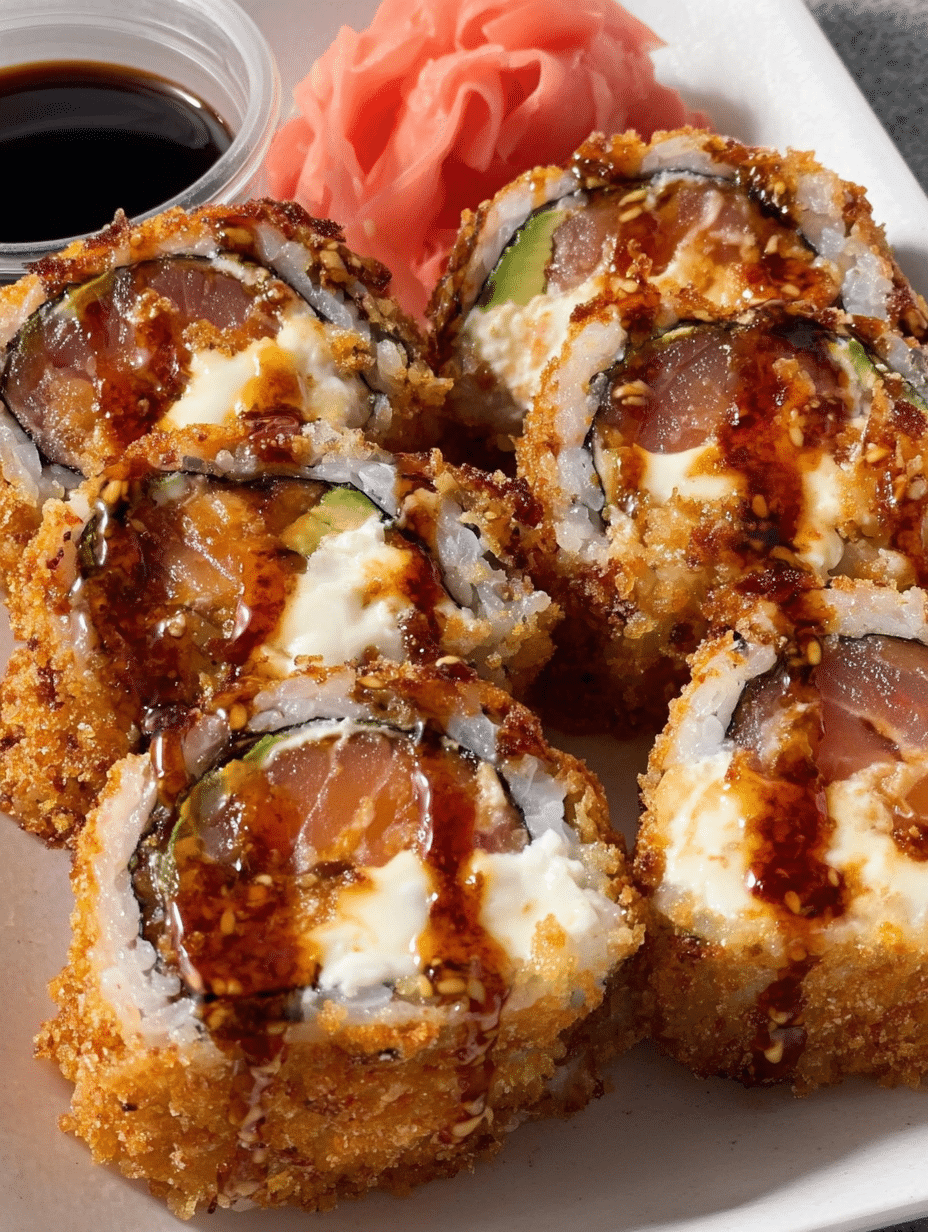 Crispy Tempura Fried Sushi Rolls