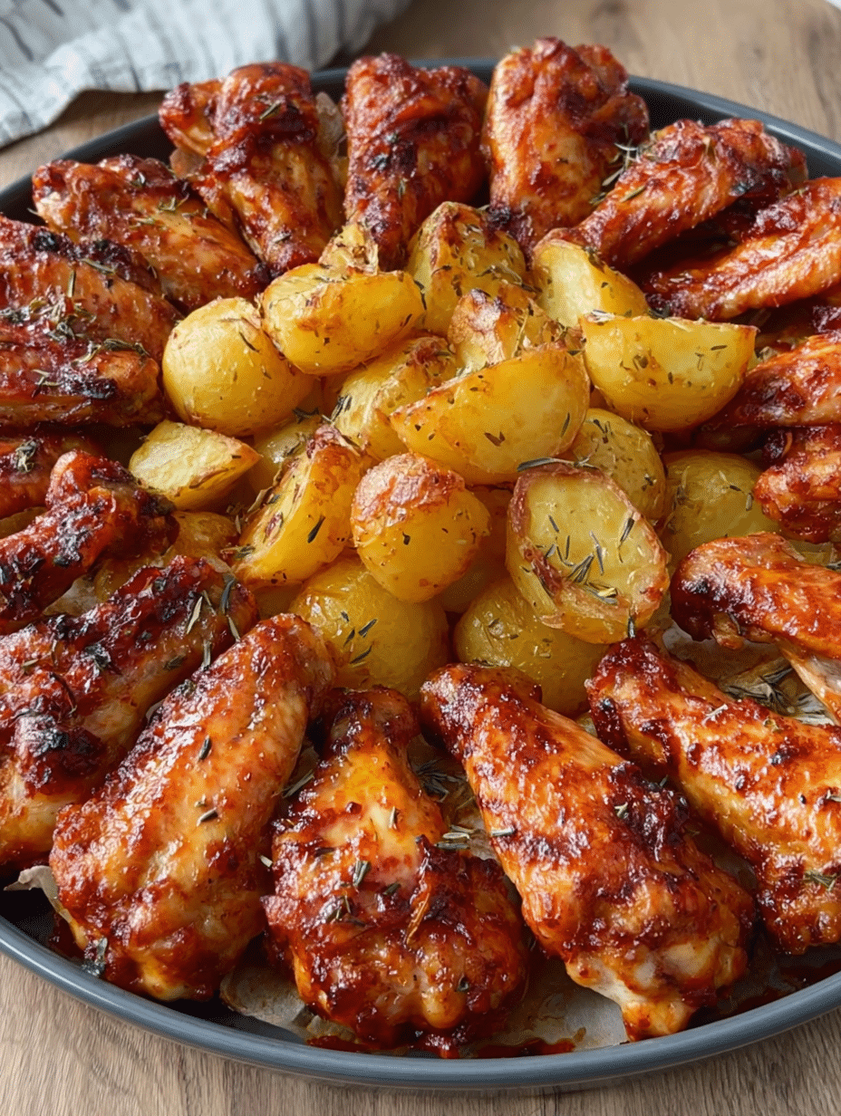 Finger-Lickin’ Chicken & Potatoes Bake
