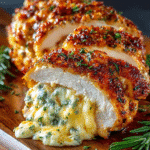 Four-Cheese Stuffed Chicken
