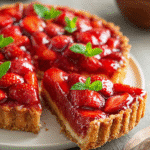 Fresh Strawberry Glazed Tart