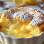 Golden Lemon Pudding Cake