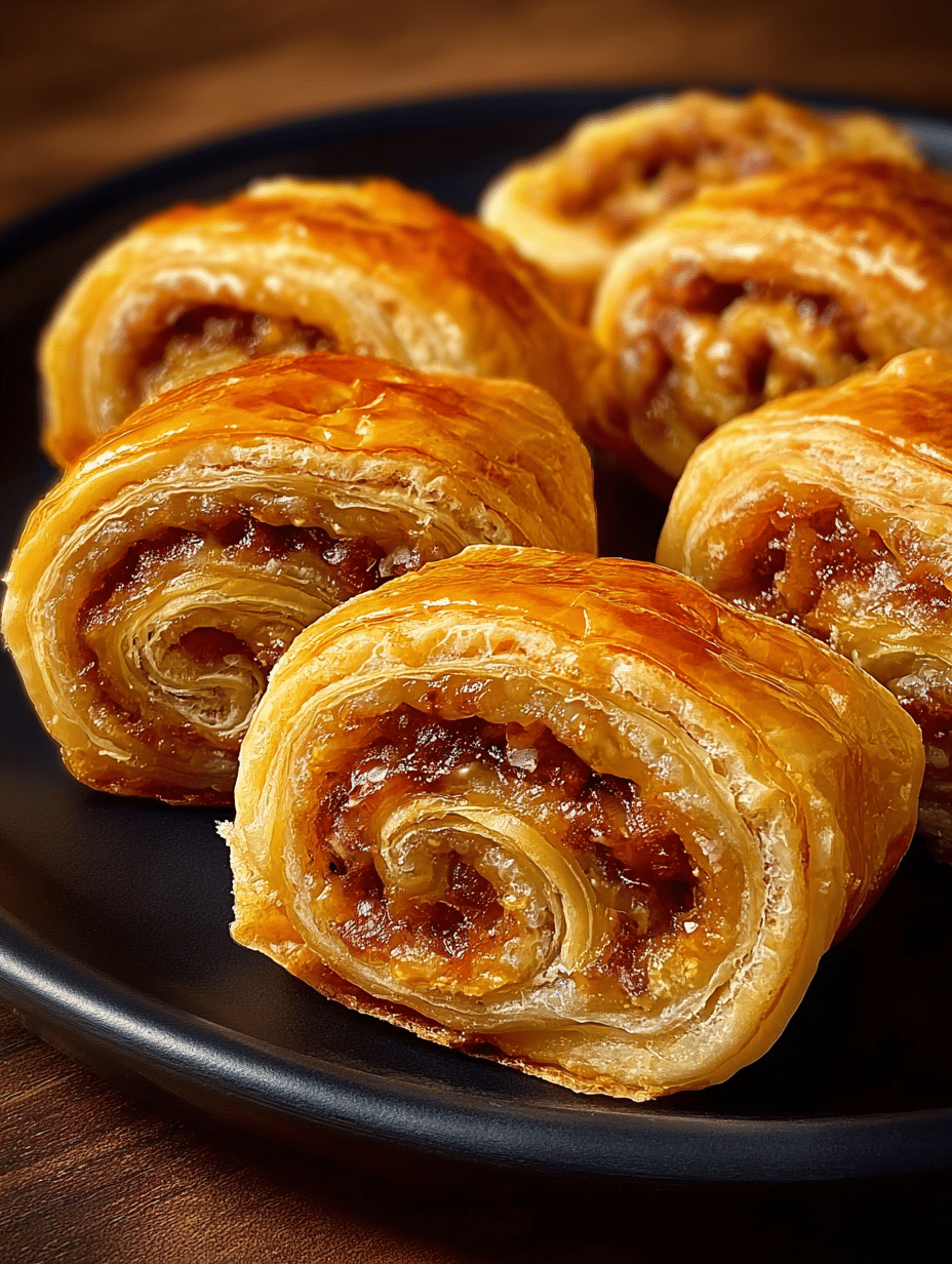 Golden Puff Pastry Sausage Rolls