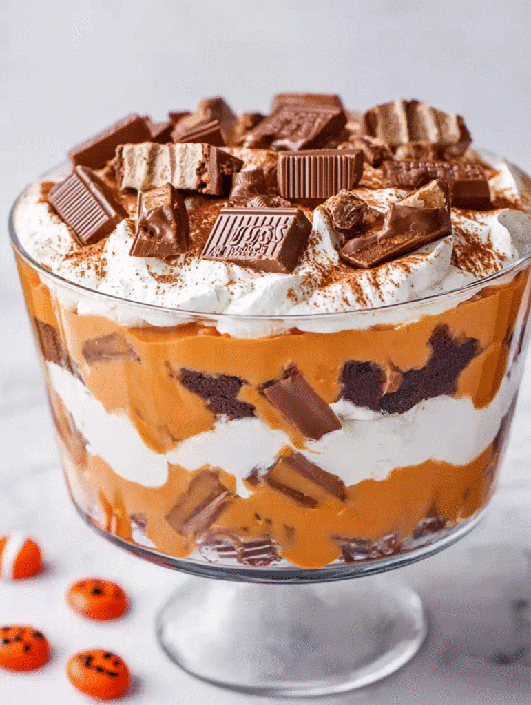 Halloween Candy Trifle Delight
