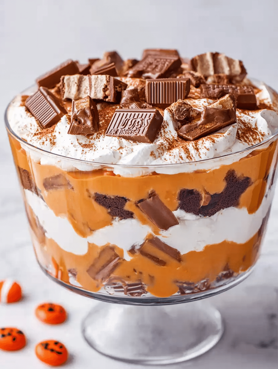 Halloween Candy Trifle Delight