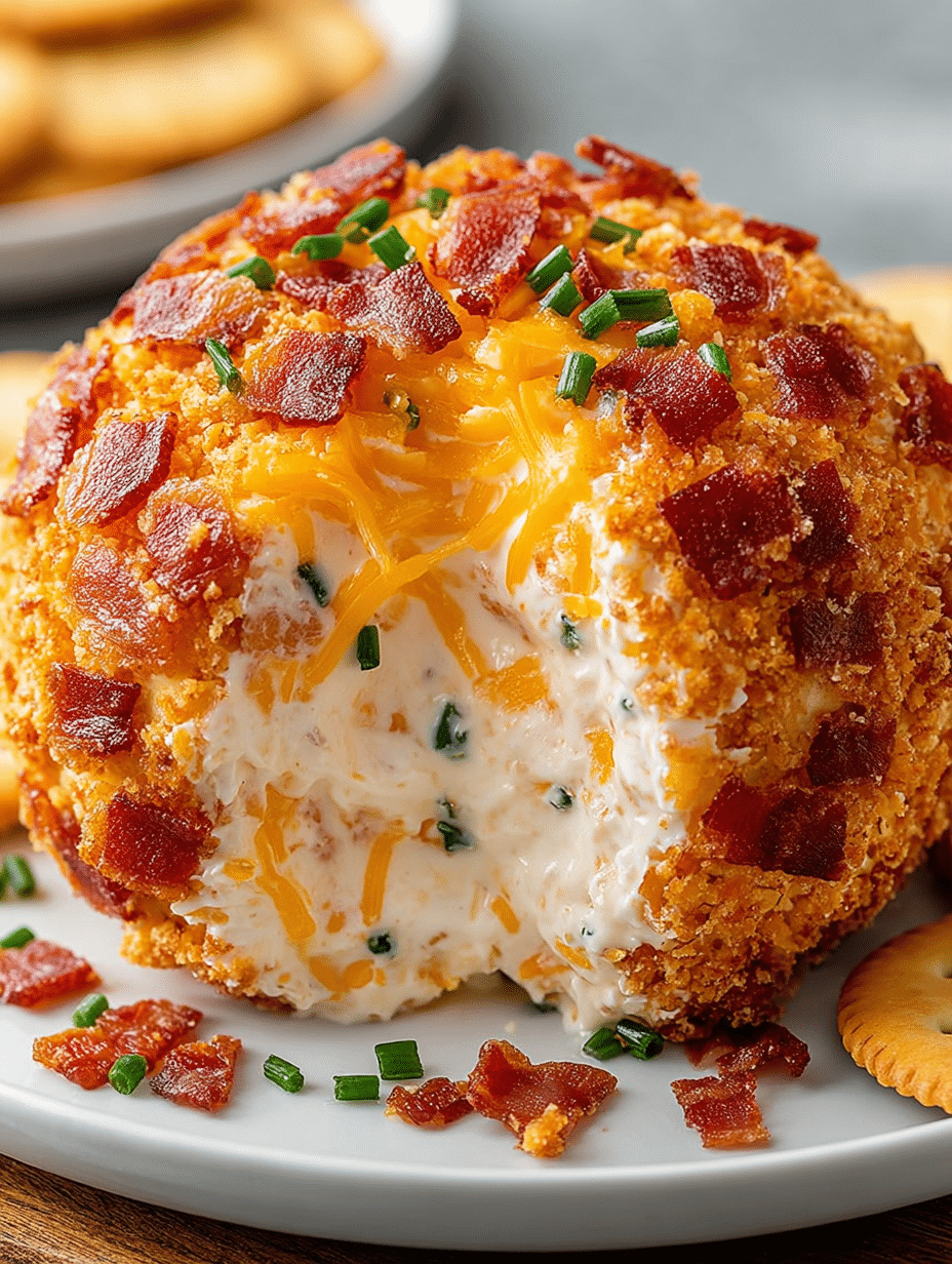 Irresistible Cheddar Ranch Cheese Ball