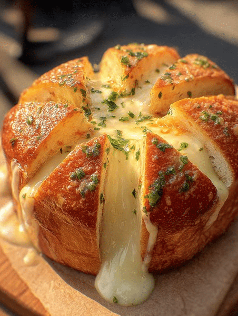 Korean Cream Cheese Garlic Bread