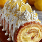 Lemon Cream Roll Cake