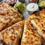 Loaded Beef Quesadilla Platter: A Party Favorite Recipe! 6 Loaded Beef Quesadilla Platter