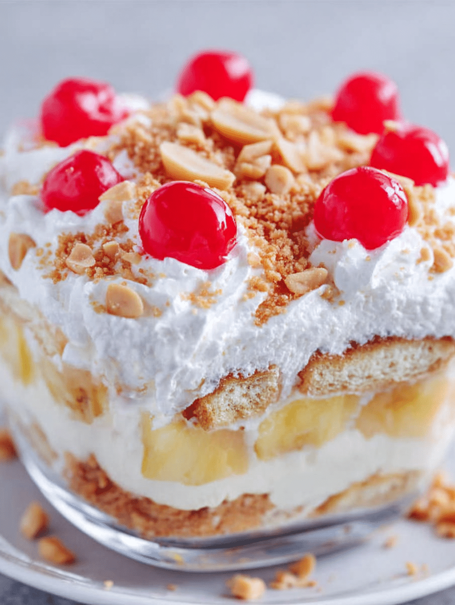 No-Bake Banana Split Cake