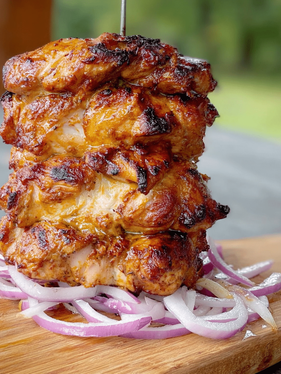 Oven-Baked Chicken Shawarma Tower: A Delicious Feast! 2 Oven-Baked Chicken Shawarma Tower