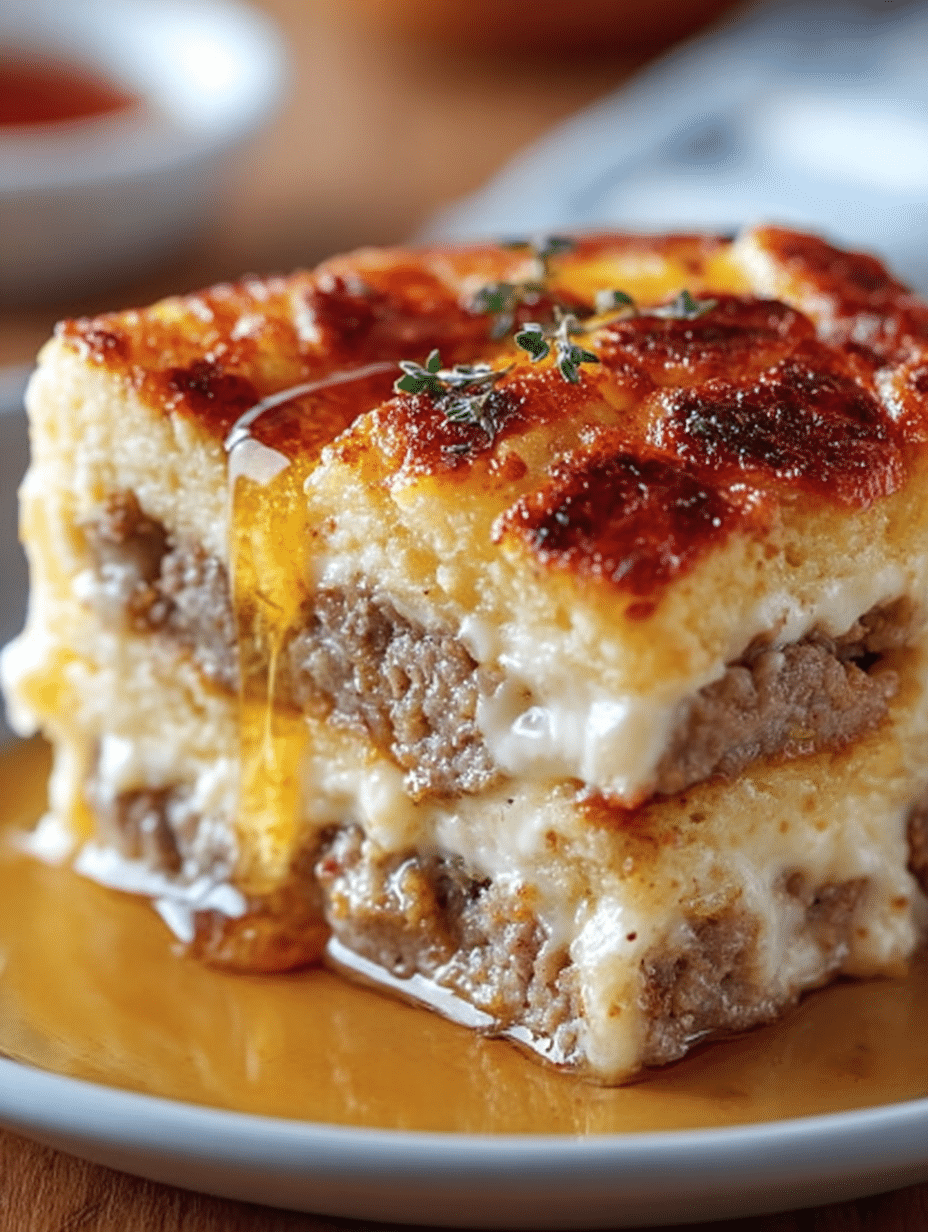 Pancake Sausage Casserole