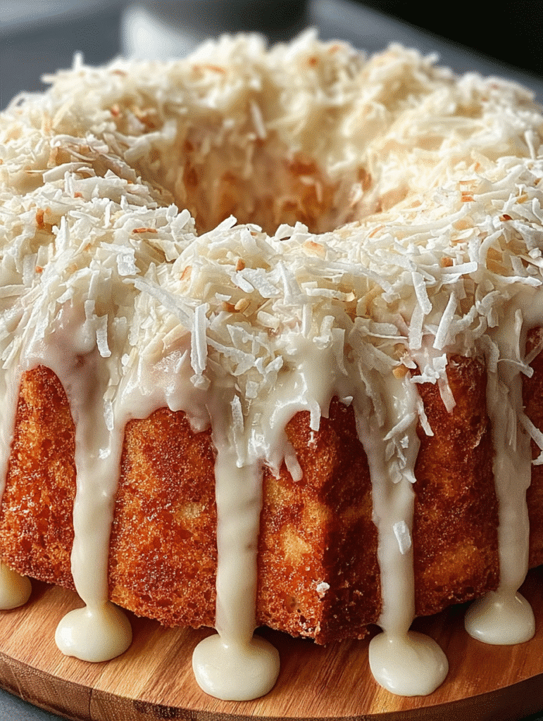 Pineapple Coconut Pound Cake