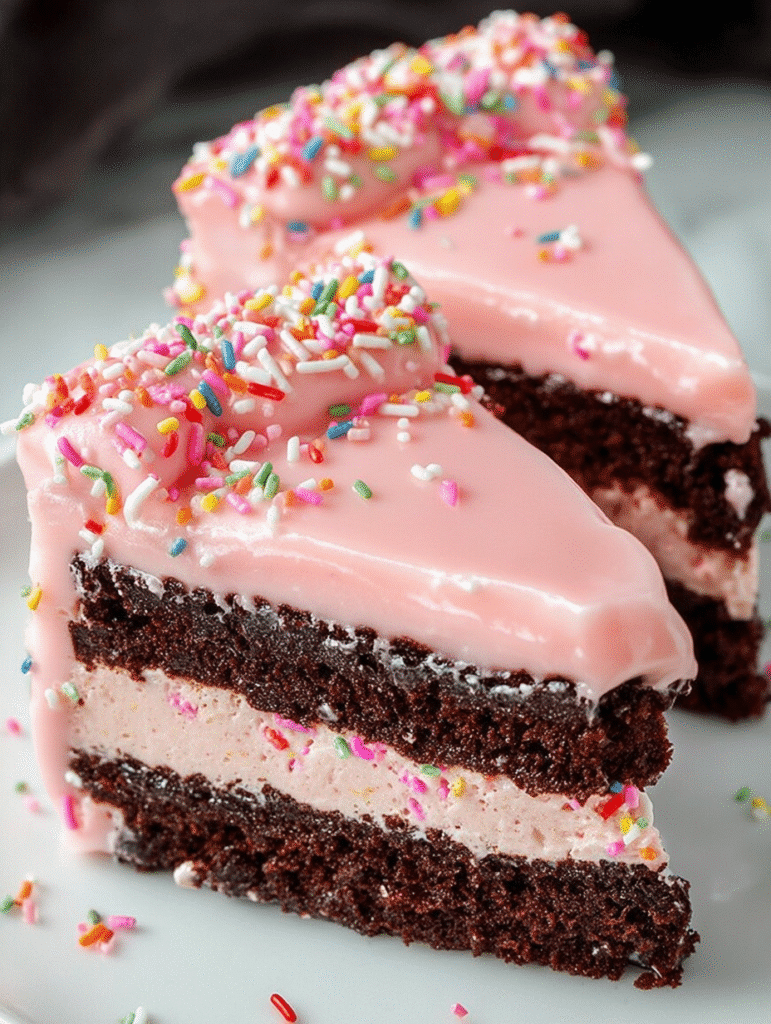 Pink Birthday Cake