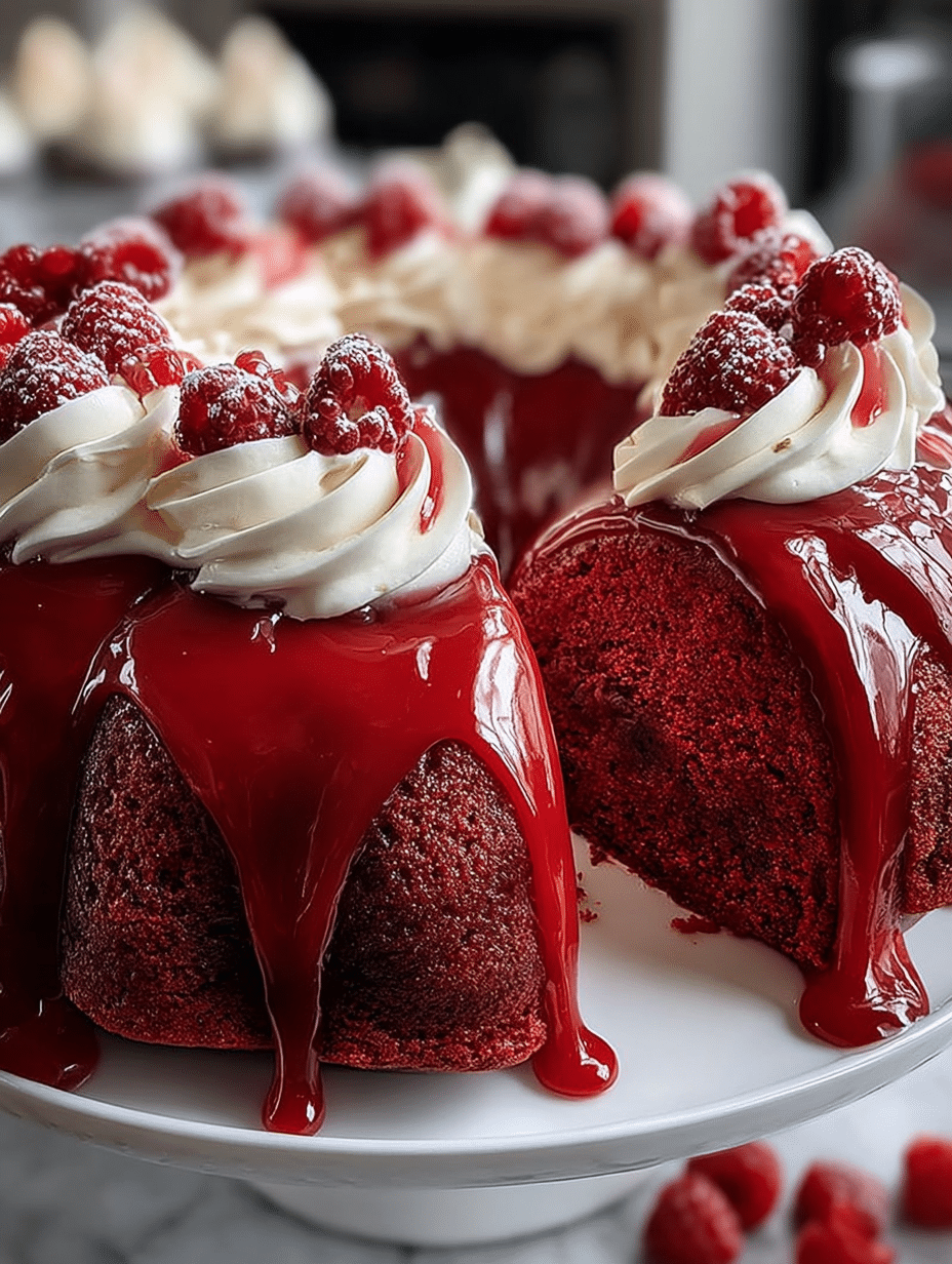 Red Velvet Raspberry Bundt Cake: A Delightful Recipe! 4 Red Velvet Raspberry Bundt Cake