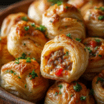 Rotel Sausage & Cream Cheese Croissant Bites Recipe Awaits! 3 Rotel Sausage & Cream Cheese Croissant Bites