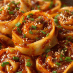 Spicy Beef Chili Oil Dumpling Rolls