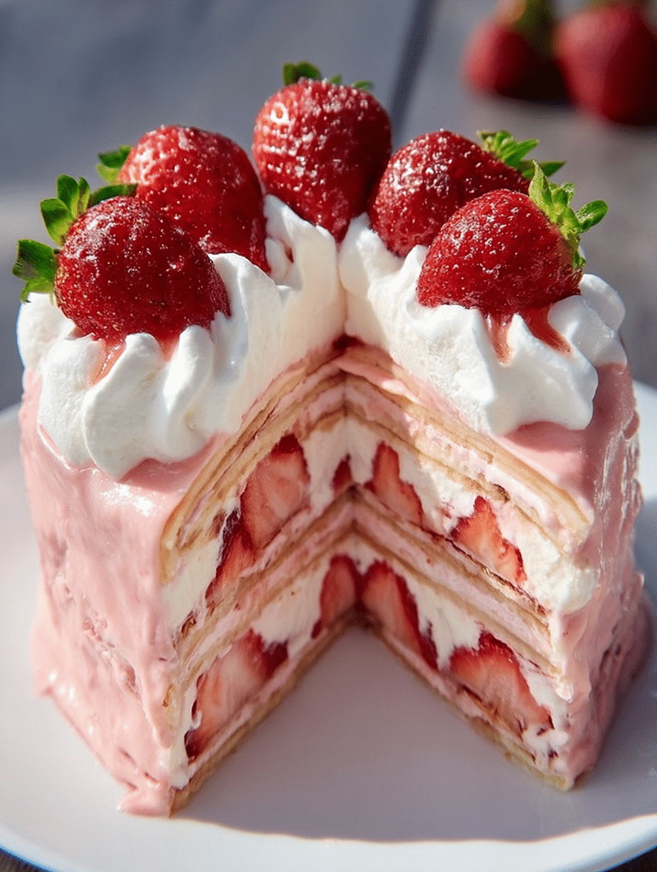 Strawberry Crepe Layer Cake: A Delightful Recipe Guide 2 Strawberry Crepe Layer Cake