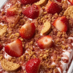 Strawberry Crunch Cake