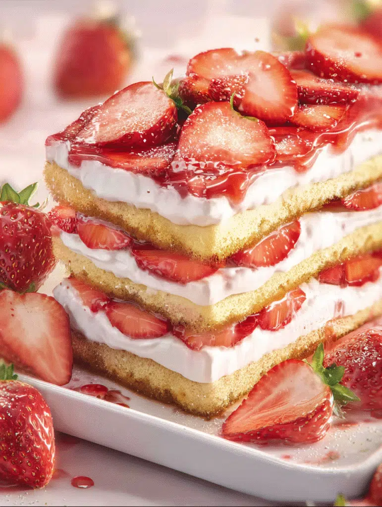 Strawberry Tiramisu