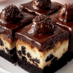 Triple Chocolate Cheesecake Squares: Indulge in Rich Decadence! 6 Triple Chocolate Cheesecake Squares