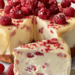 White Chocolate Raspberry Cheesecake