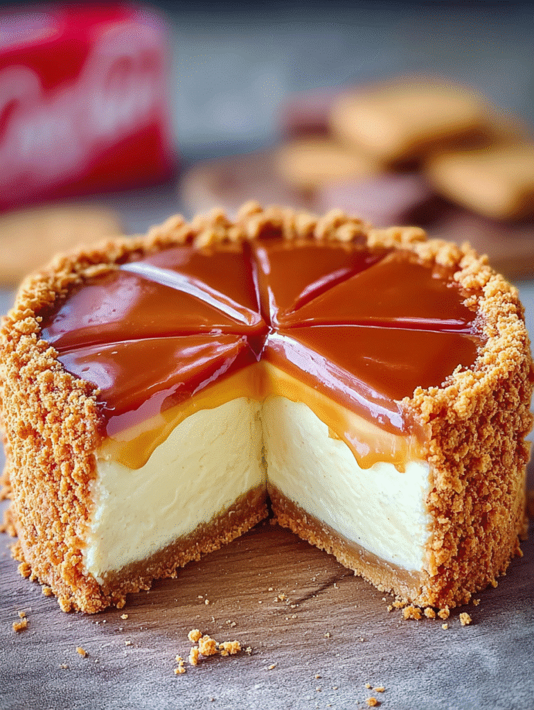 Biscoff & Nutella No-Bake Cheesecake