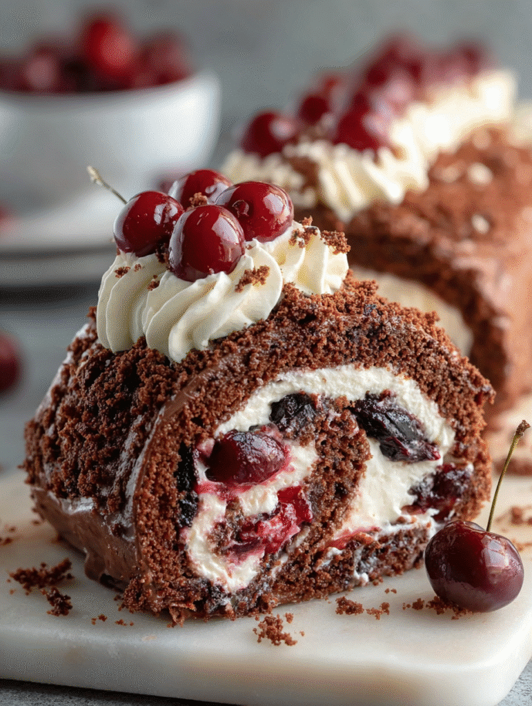 Black Forest Swiss Roll