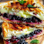 Blackberry Balsamic & Brie Grilled Cheese