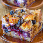Blueberry Cream Cheese French Toast Bake