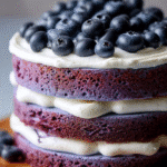 Blueberry Velvet Cake