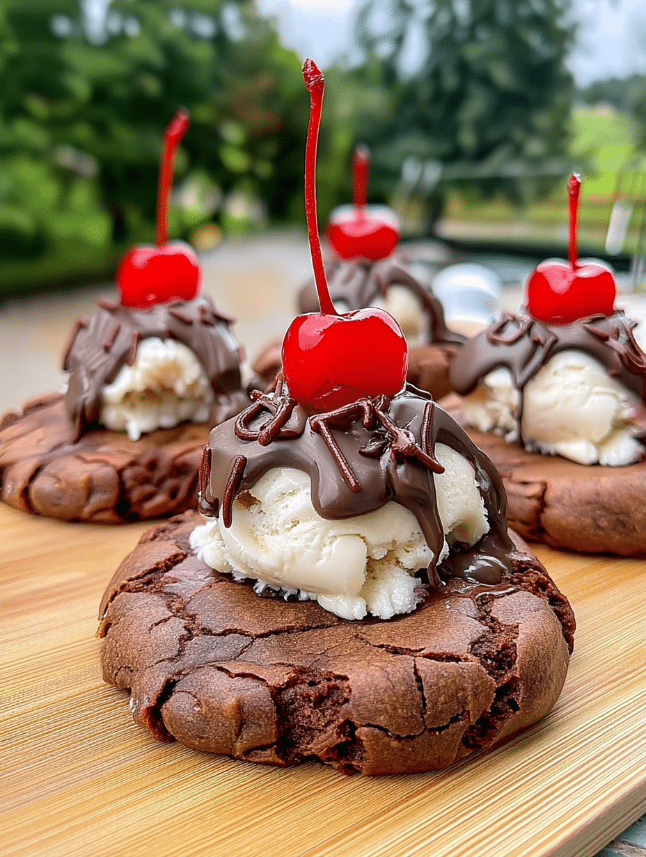 Brownie Sundae Cookies