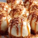 Caramel Crunch Cheesecake Balls