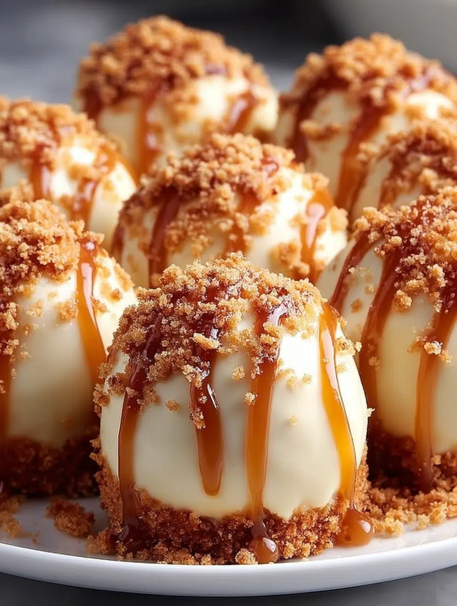 Caramel Crunch Cheesecake Balls: A Sweet Delight Recipe! 4 Caramel Crunch Cheesecake Balls