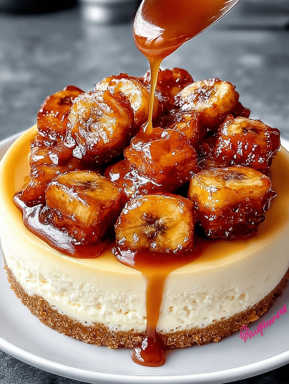 Caramelized Banana Cheesecake Bliss is a must-try! 4 Caramelized Banana Cheesecake Bliss