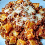 Cheesy Beef Pasta Bake