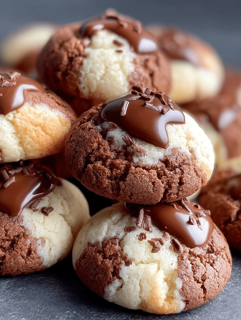 Chocolate-Dipped Marble Cookies: A Delightful Treat Recipe 2 Chocolate-Dipped Marble Cookies