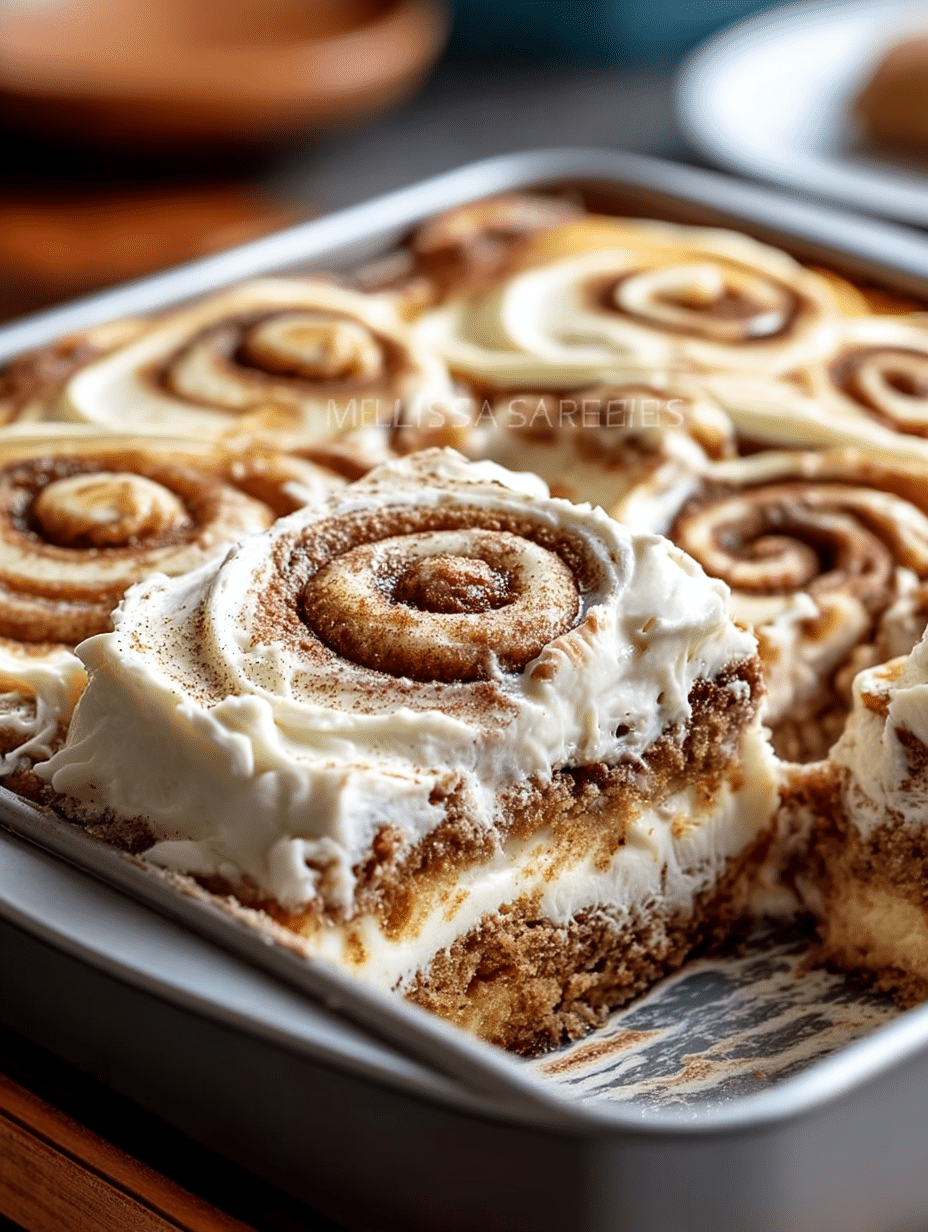 Cinnamon Roll Poke Cake: Indulge in This Delightful Treat! 2 Cinnamon Roll Poke Cake