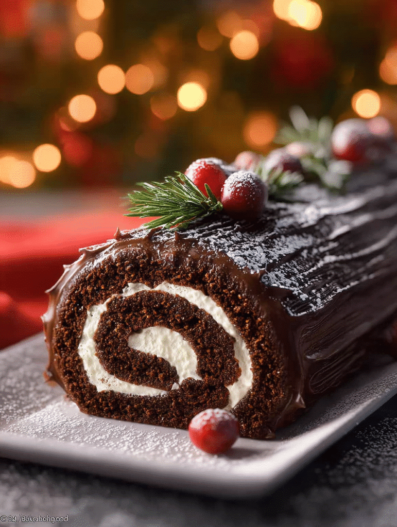 Classic Chocolate Yule Log