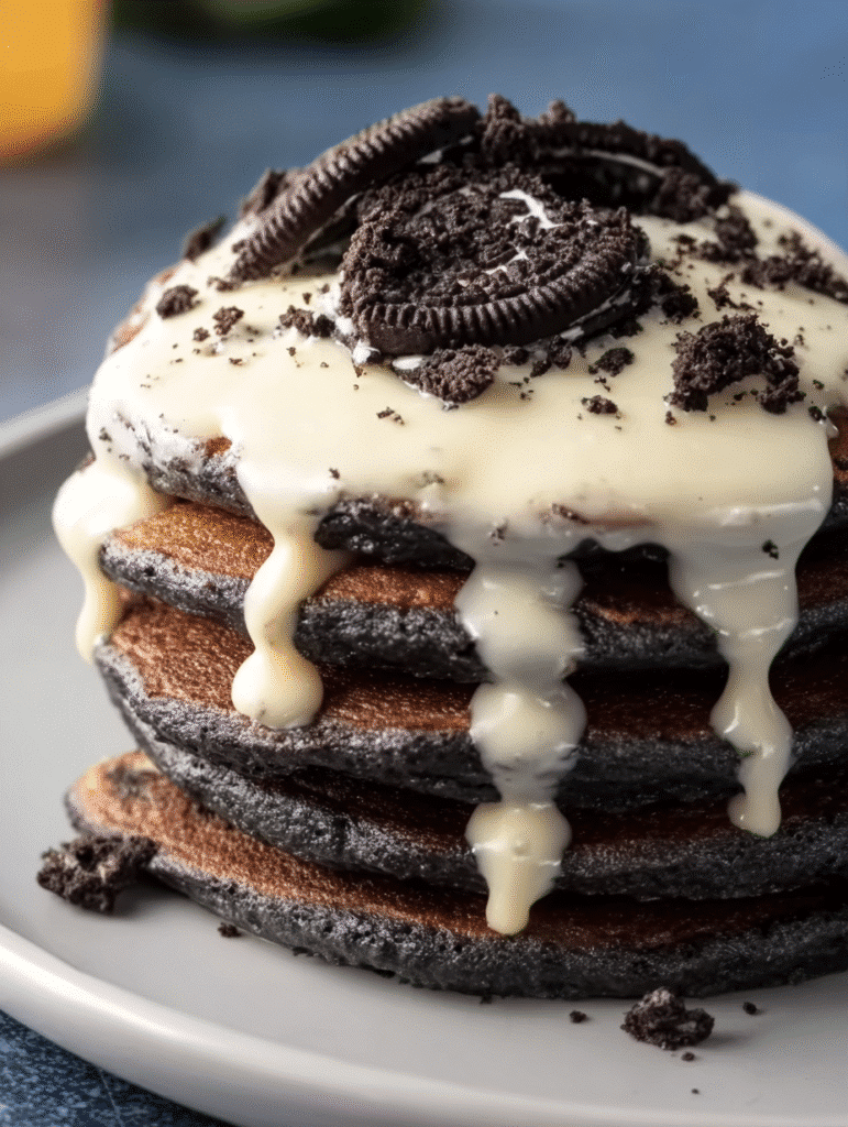 Cookies & Cream Pancake Stack