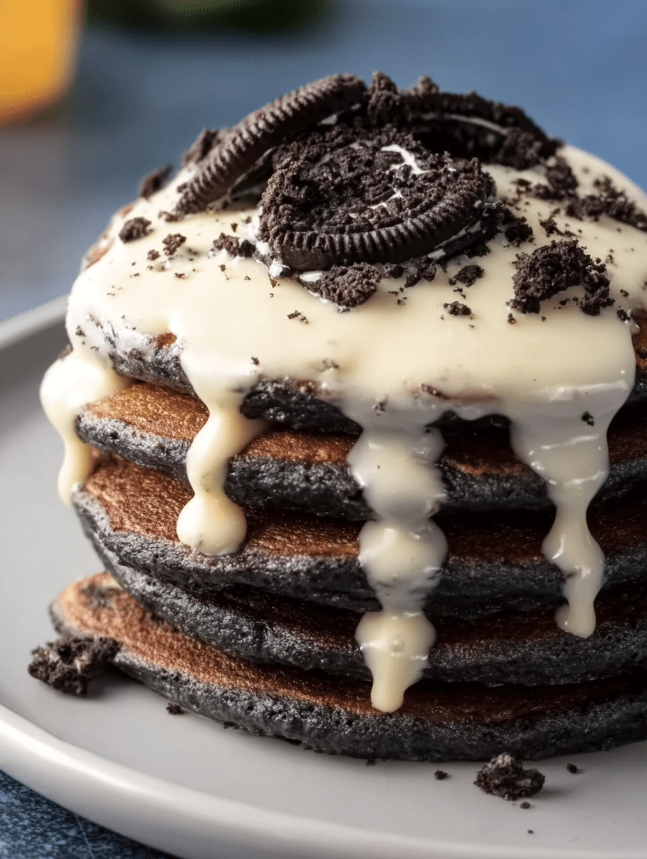 Cookies & Cream Pancake Stack