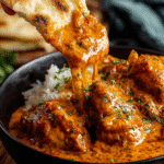 Creamy Butter Chicken with Garlic Naan