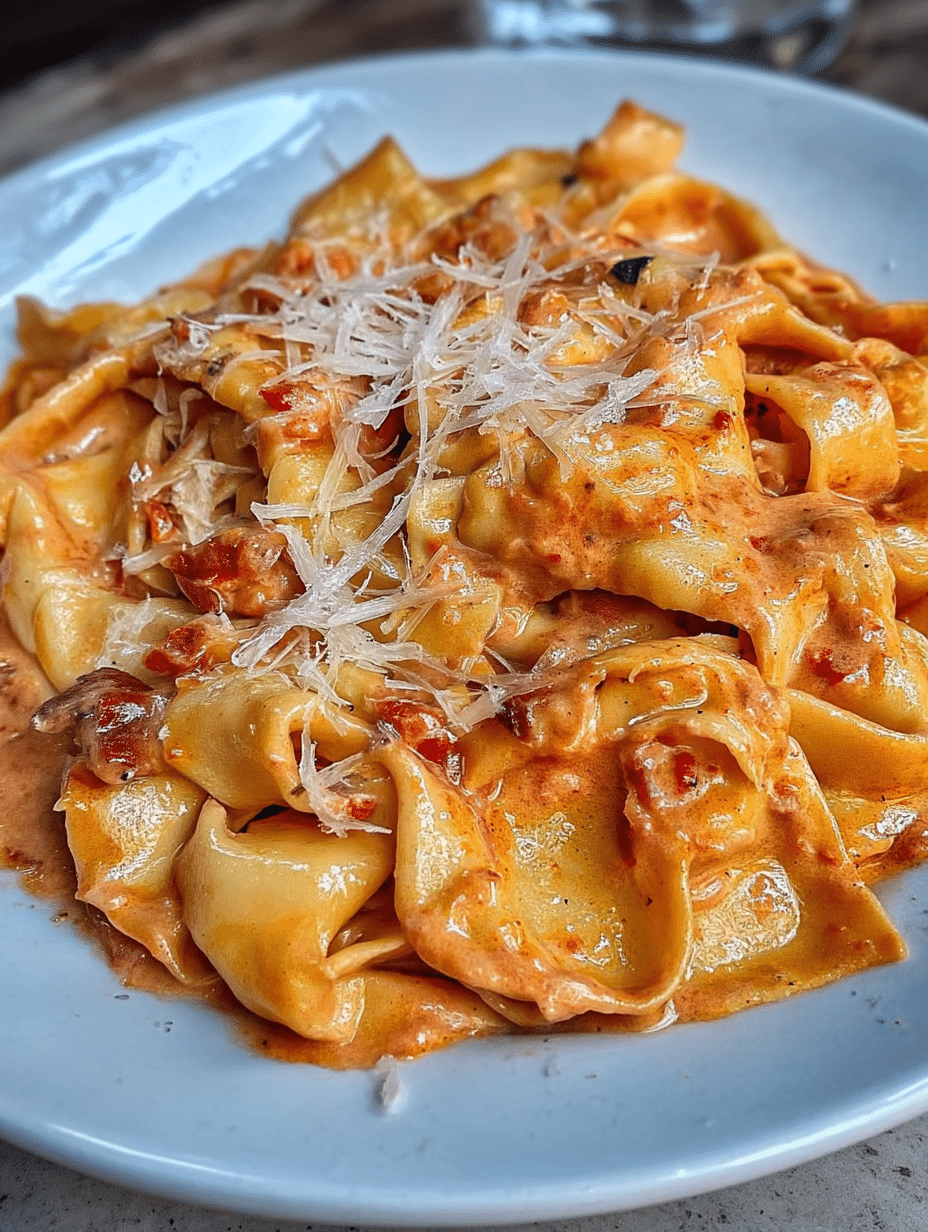 Creamy Sun-Dried Tomato Pappardelle