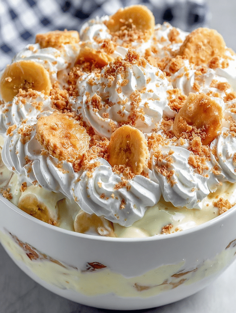 Easy Banana Pudding Fluff Salad