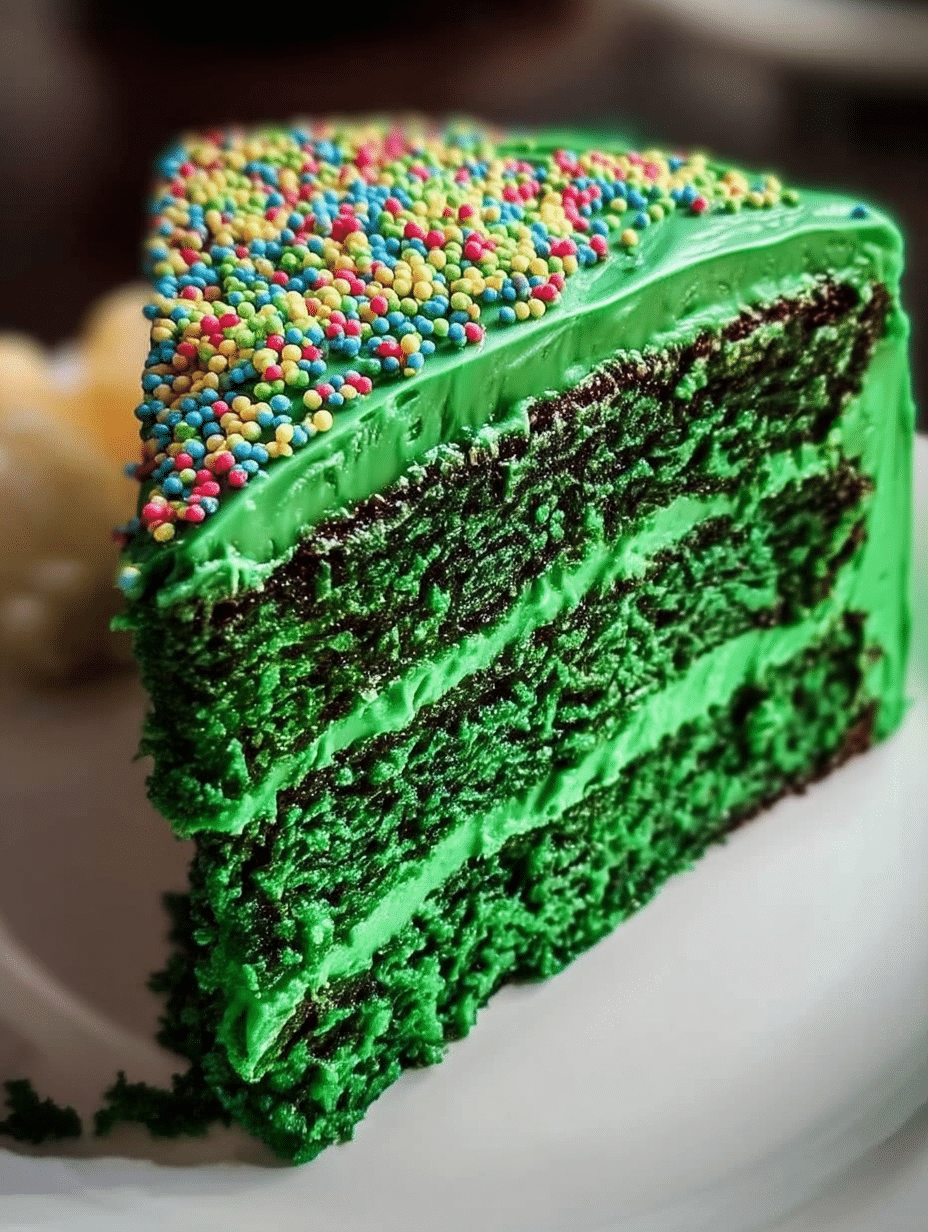 Emerald Velvet Cake with Vanilla Buttercream: Indulge Today! 2 Emerald Velvet Cake with Vanilla Buttercream