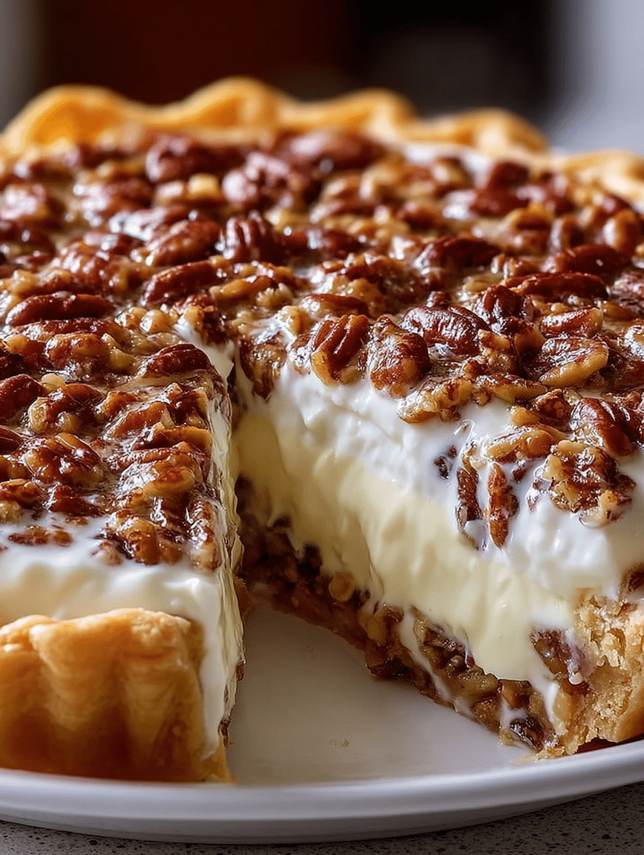 Frozen Pecan Cream Pie