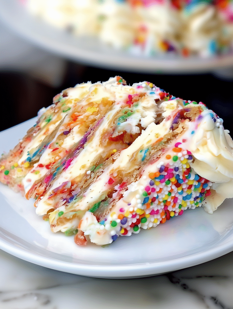 Funfetti Celebration Layer Cake