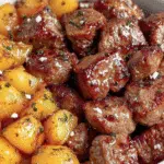 Garlic Butter Steak Bites & Potatoes: A Flavorful Delight! 3 Garlic Butter Steak Bites & Potatoes