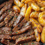 Garlic Butter Steak & Potatoes Skillet