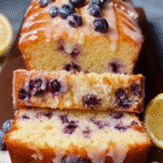 Glazed Lemon Blueberry Loaf