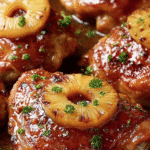 Hawaiian Pineapple Glazed Chicken